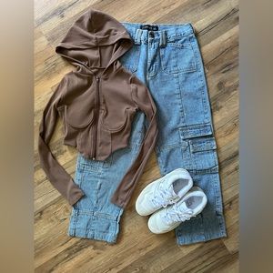 Princess Polly Lioness Carpenter Cargo Jeans